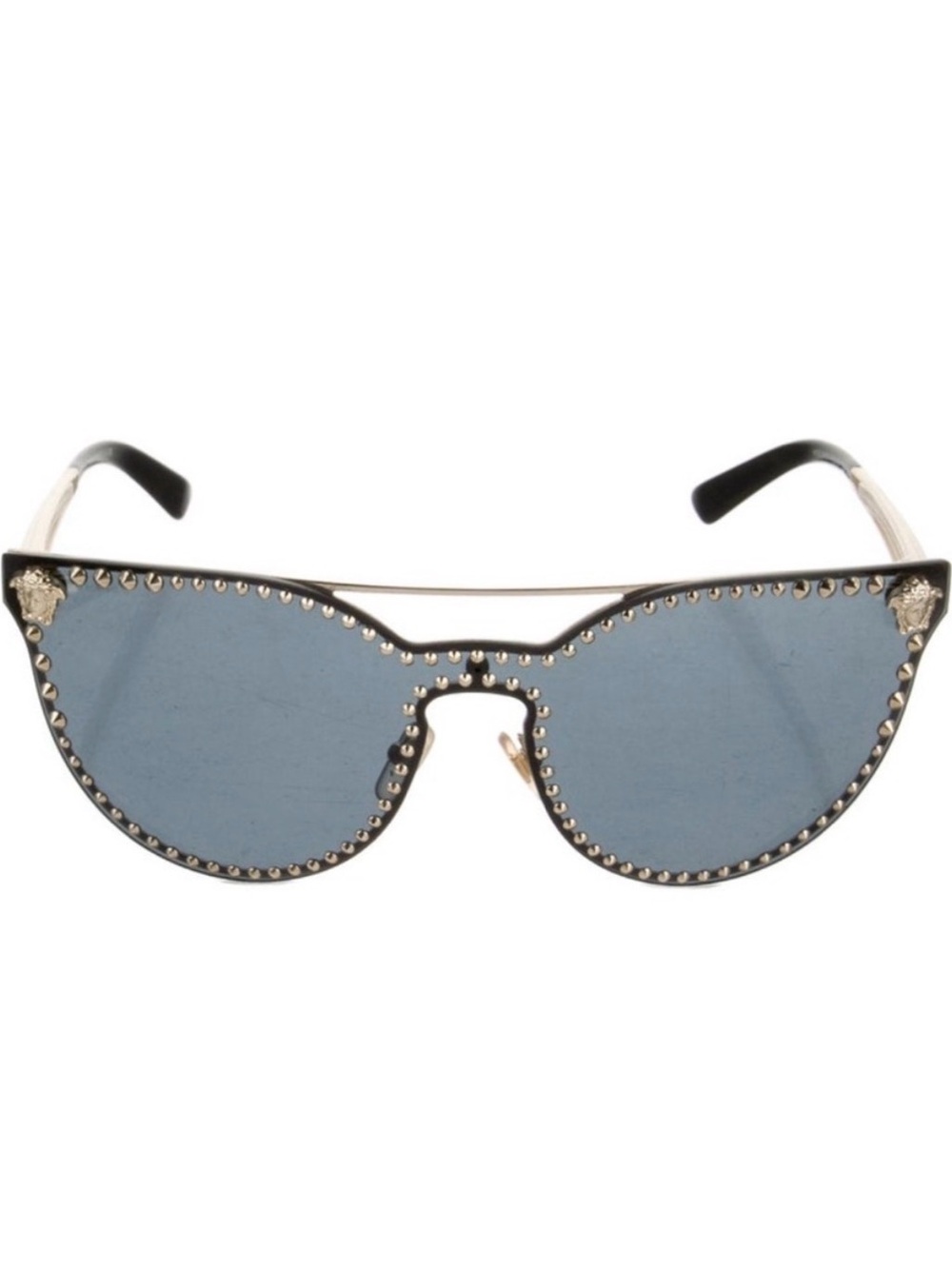 Versace Sunglasses with Stud Trim